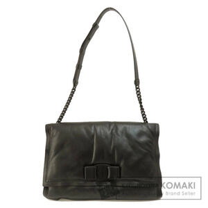 Salvatore Ferragamo Hobo Vara Rion Shoulder Bag Leather